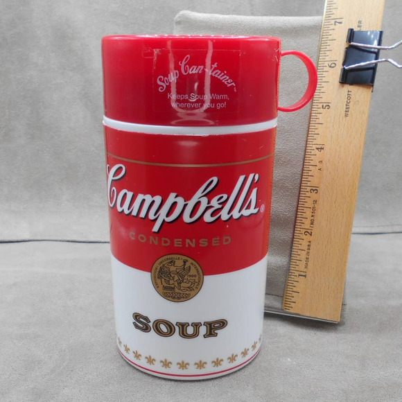 2010 Campbell's Soup Can-tainer Thermos 11.5 oz BPA Free - Picture 2 of 9